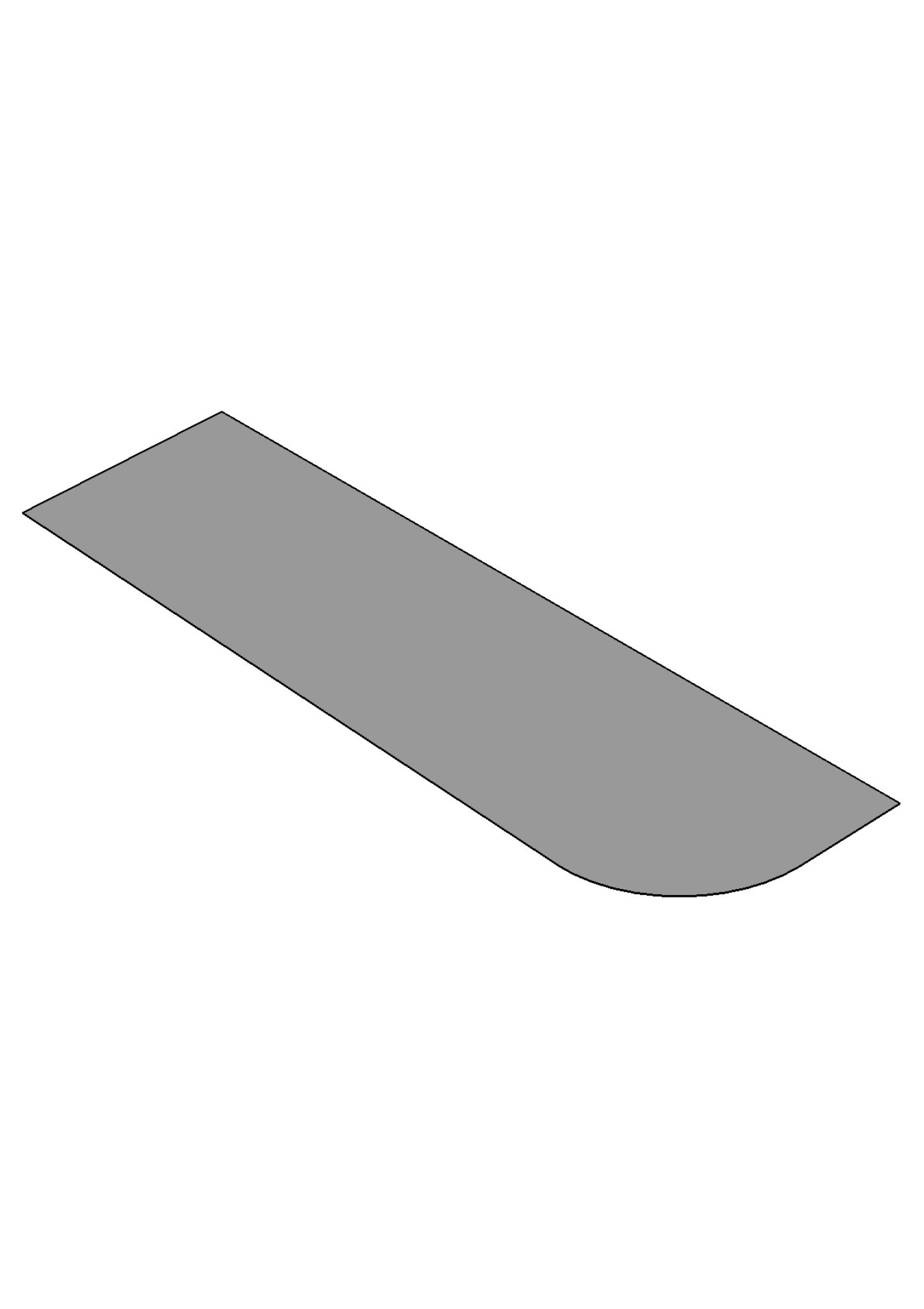 Concept diagram of the irregular corner property before the design of Fair Isle Residence began.
