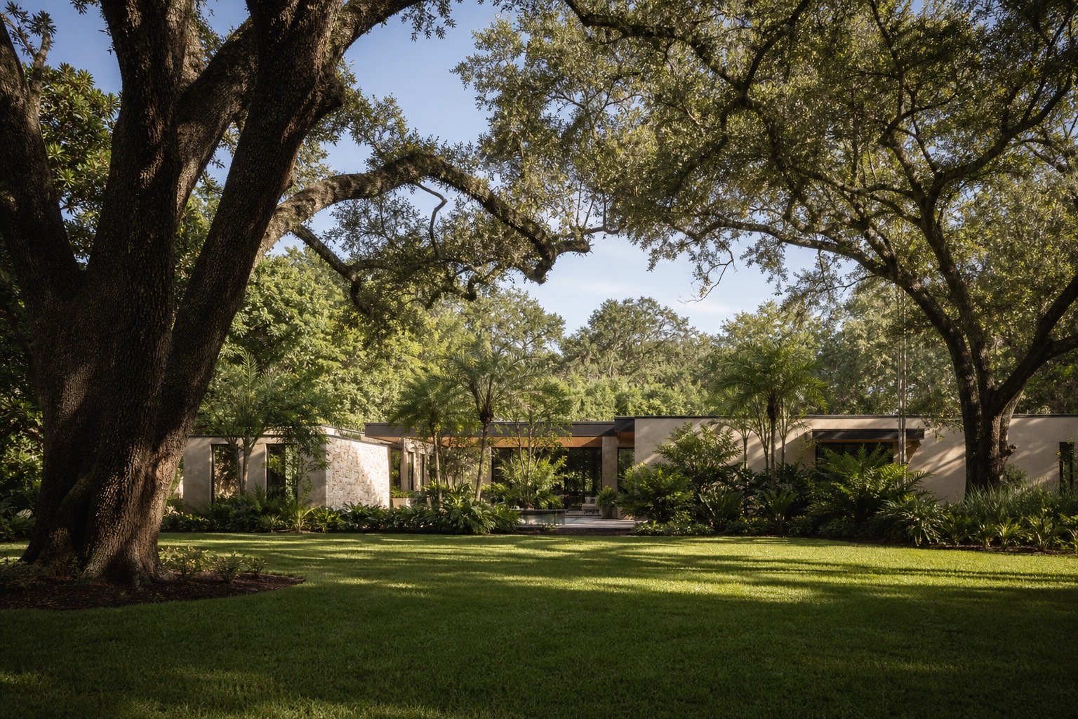 Representative ESSENCE study of a large tree-canopied estate lot in Pinecrest and South Miami